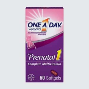 One A Day Women's Prenatal Multivitamin with Omega 3 and DHA 60 Count